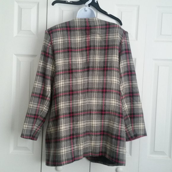 GIANNI SPORT COAT 100% WOOL SIZE 18 WOMENS ABRIGO - Picture 5 of 8